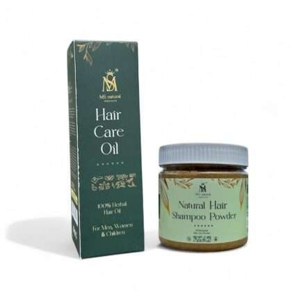 Hair Oil + Hair Mask Shampoo Powder Combo